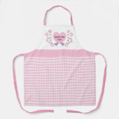 世界の最高の母パックフローラ母の日 エプロン (正面)