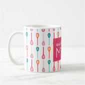 世界の最高の母モクモダンキッチンコーヒーマグ コーヒーマグカップ (左)