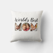 世界の最高の母引用文3 Photo Collage クッション (裏面)