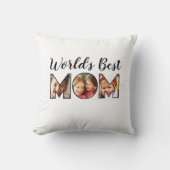 世界の最高の母引用文3 Photo Collage クッション (正面)