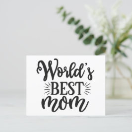 世界の最高の母母 – 母の日 ポストカード