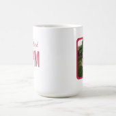 世界の最高の母水の色のカスタム写真ギフト コーヒーマグカップ (中央)