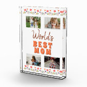 世界の最高の母花フローラ母の日 フォトブロック (右)