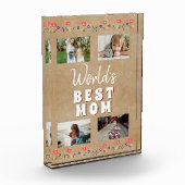 世界の最高の母花フローラ素朴 フォトブロック (左)