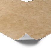 世界の最高の母花Old紙3写真 ポスター (角)