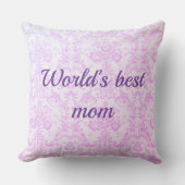 世界の最高の母装飾用クッション クッション (正面)