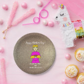 世界の最高の母調理師ブロンド母の日 ペーパープレート (パーティー)