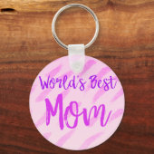 世界の最高の母 キーホルダー (正面)