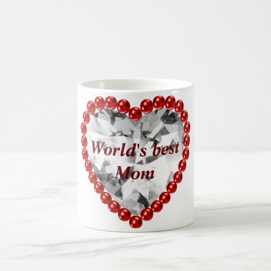 世界の最高の母 コーヒーマグカップ (中央)