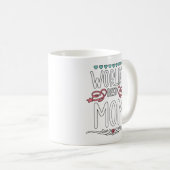 世界の最高の母 コーヒーマグカップ (正面右)