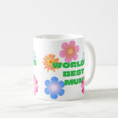 世界の最高の母 コーヒーマグカップ (正面右)