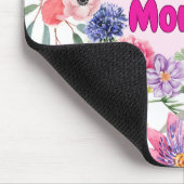 世界の最高の母-フローラマウスパッドで明るくする マウスパッド (コーナー)