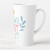 世界の最高の母 |母の日コーヒー カフェラテマグ (右)