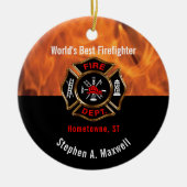 世界の最高の火火士級 |写真 セラミックオーナメント (正面)