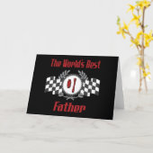 世界の最高の父 カード (黄色い花)