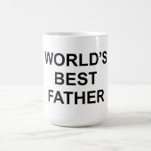 世界の最高の父 コーヒーマグカップ (中央)