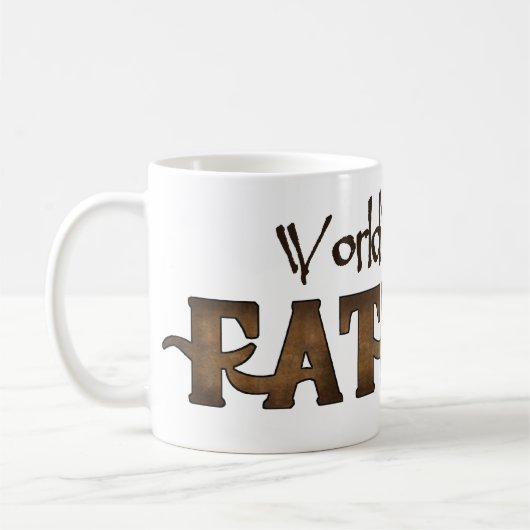 世界の最高の父 コーヒーマグカップ (左)