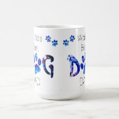 世界の最高の犬のパパ – 父の日 – 犬の恋人 コーヒーマグカップ (中央)