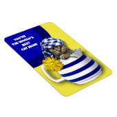 世界の最高の猫のママ。かわいい子ネコの母の日 マグネット (右側)