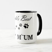 世界の最高の猫マム – Combo Mug マグカップ (正面右)