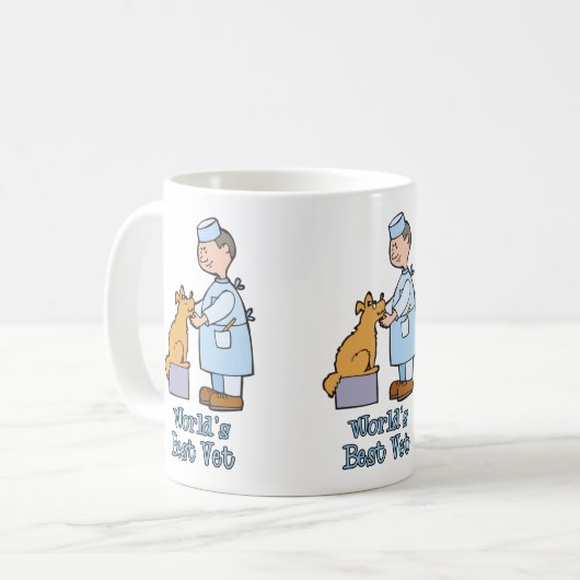 世界の最高の病院 コーヒーマグカップ (正面左)