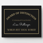 世界の最高の社会人層プラーク フォトプラーク (正面)