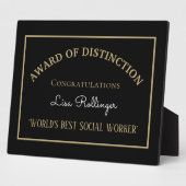 世界の最高の社会人層プラーク フォトプラーク (側面)