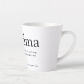 世界の最高の祖母の定義 カフェラテマグ (右)