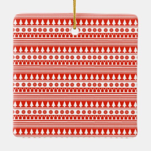 世界の最高の祖父母へ北欧の写真 セラミックオーナメント (裏面)