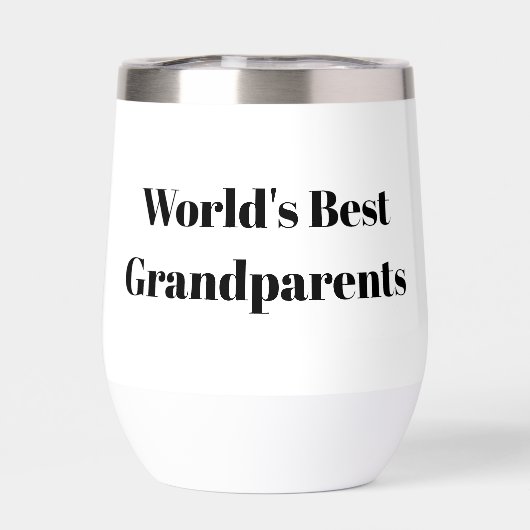 世界の最高の祖父母 – 漫画&おもしろい (背面)