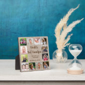 世界の最高の祖父12フォトコラージュ素朴ウッド フォトプラーク (インサイチュ)