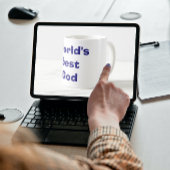 世界の最高の神おもしろい コーヒーマグカップ