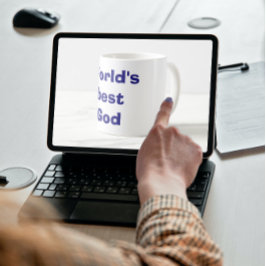 世界の最高の神おもしろい コーヒーマグカップ