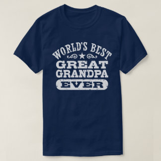 世界の最高の素晴らしおじいちゃん Tシャツ