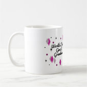 世界の最高の素晴らしおばあちゃん コーヒーマグカップ (左)