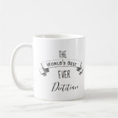 世界の最高の絶え間パーソナライズされた無い コーヒーマグカップ (左)