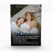 世界の最高の継母定義 フォトブロック (正面)