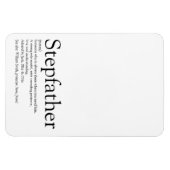 世界の最高の継父、継父の定義 マグネット (横)