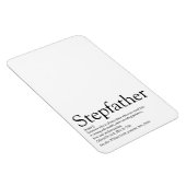 世界の最高の継父、継父の定義 マグネット (右側)