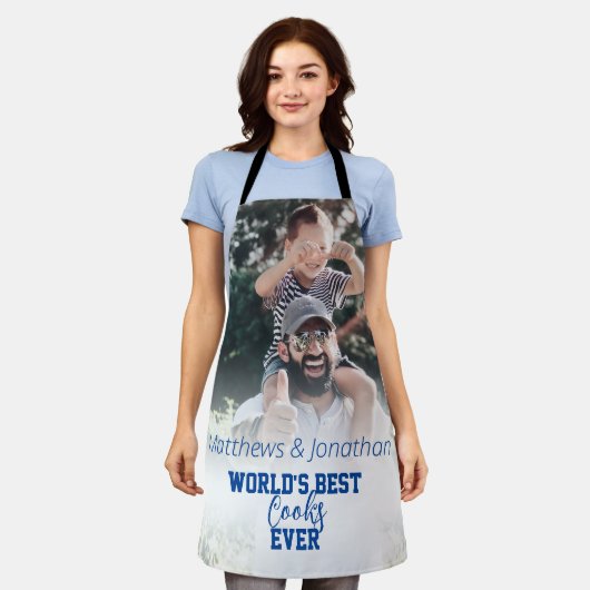 世界の最高の調理師エプロン エプロン (着用した状態)