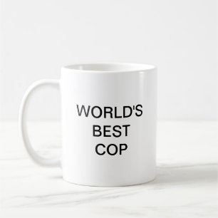 世界の最高の警官 コーヒーマグカップ