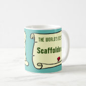 世界の最高の足場。 コーヒーマグカップ (正面右)