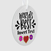 世界の最高のANYONEオーナメント オーナメント (正面)