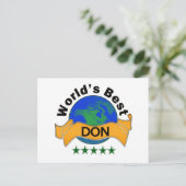 世界の最高のDON ポストカード (スタンド正面)