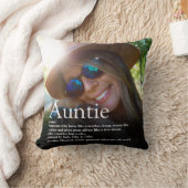 世界の最高のEver Olums Auntieの定義写真 クッション (ブランケット)