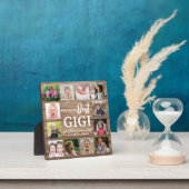 世界の最高のGigi Grandkids 12フォトコラージュ フォトプラーク (インサイチュ)