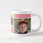 世界の最高のMum Photo Collage Giant Coffee Mug ジャンボコーヒーマグカップ (右)