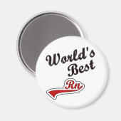 世界の最高のRN マグネット (正面/裏面)