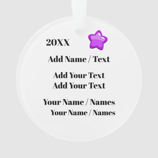 世界の最高のYOU名オーナメント オーナメント (裏面)