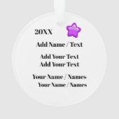 世界の最高のYOU名オーナメント オーナメント (裏面)